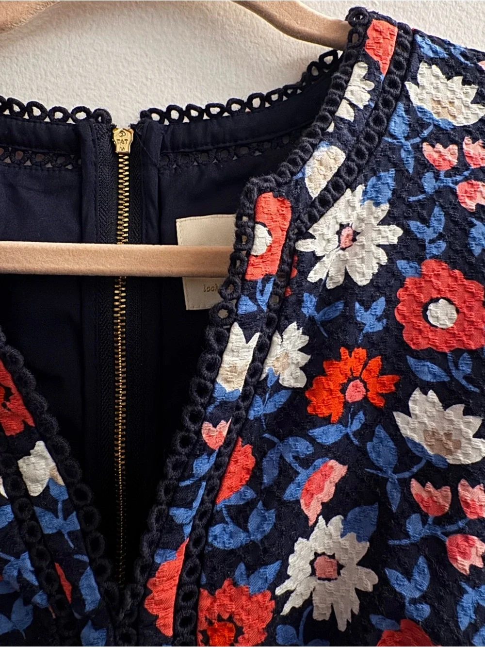 Kate Spade floral print sleeveless dress.